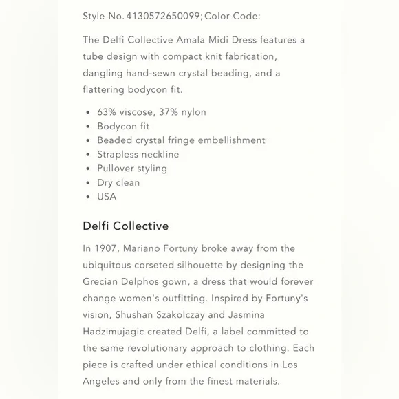 Delfi Collective Amala Strapless Orange Midi Dress new with tags petite xs - Picture 6 of 12